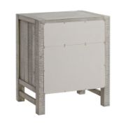 Wooden Nightstand for Kids with Rustic Finish