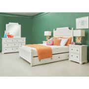 Two-Drawer Nightstand with USB Port