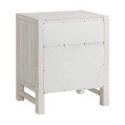 Wooden Nightstand for Kids with Rustic Finish