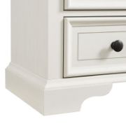 3-Drawer Nightstand with Two-Tone Design