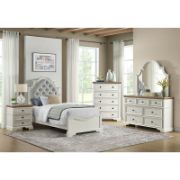 3-Drawer Nightstand with Two-Tone Design