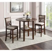 2 - Person Solid Wood Top Dining Set