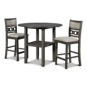 2 - Person Solid Wood Top Dining Set