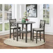 2 - Person Solid Wood Top Dining Set