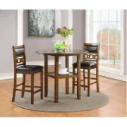2 - Person Solid Wood Top Dining Set