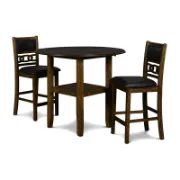 2 - Person Solid Wood Top Dining Set