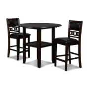 2 - Person Solid Wood Top Dining Set
