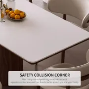 Ash Wood  Rectangular Dining Table Sets