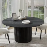 Round Wood Dining Table