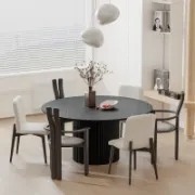 Round Wood Dining Table