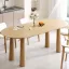 Oval Wood Dining Table Kitchen Table