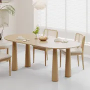 Oval Wood Dining Table Kitchen Table