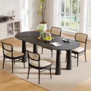 Oval Wood Dining Table Kitchen Table
