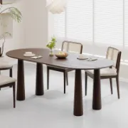 Oval Wood Dining Table Kitchen Table