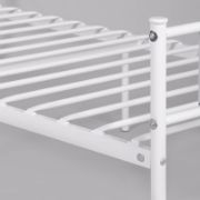 Sturdy Steel Bed Frame with Headboard and Footboard for Kids
