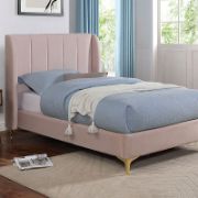 Velvet Upholstered Bed