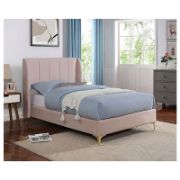 Velvet Upholstered Bed