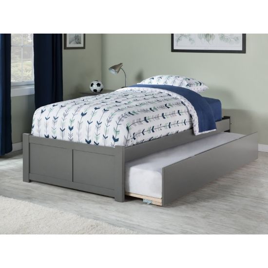 Minimalist Bed with Trundle for Kids
