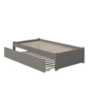 Minimalist Bed with Trundle for Kids