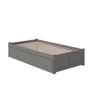 Minimalist Bed with Trundle for Kids