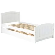 Cozy Twin Kids Bed with Trundle