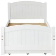 Cozy Twin Kids Bed with Trundle