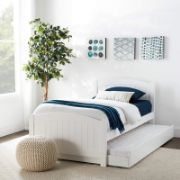 Cozy Twin Kids Bed with Trundle