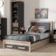 Twin Upholstered Platform Bed with Storage Drawers for Kids