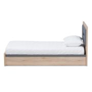 Twin Upholstered Platform Bed with Storage Drawers for Kids