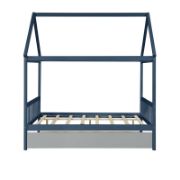 Kids' House Full Bed With Trundle