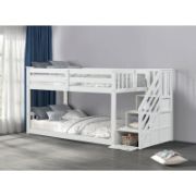 Kids' Twin-Over-Twin Bunk Bed with Storage Stairs