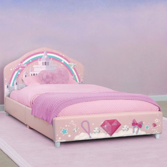 Princess Upholstered Twin Bed