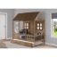 Rustic Porch-Inspired Kids' Twin Bed with Roll-Out Trundle