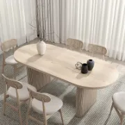 Oval Extendable Dining Table