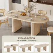 Oval Extendable Dining Table