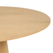 Solid Oak Round Pedestal Dining Table