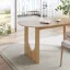 Picture of Soild Wood Dining Table Oval Kitchen Tables
