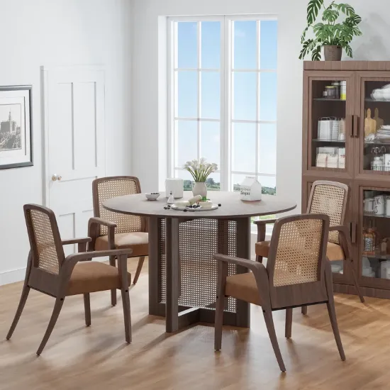 Round Wood Dining Table