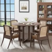 Round Wood Dining Table