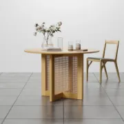 Round Wood Dining Table