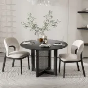 Round Wood Dining Table