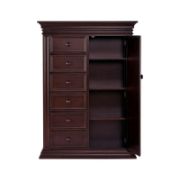 Classic Children's Wardrobe with 6 Drawers and Storage Door