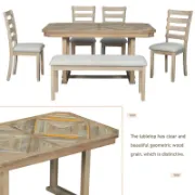 Person Trestle Dining Set