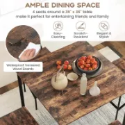 4 - Person Four Leg Dining Set