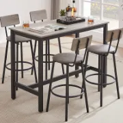 5-Piece Bar Table Set