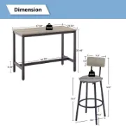 5-Piece Bar Table Set