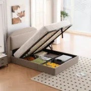 Hydraulic Upholstered Storage Bed