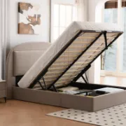 Hydraulic Upholstered Storage Bed