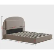 Hydraulic Upholstered Storage Bed
