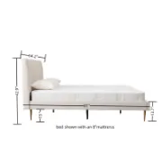 Modern Upholstered Platform Bed